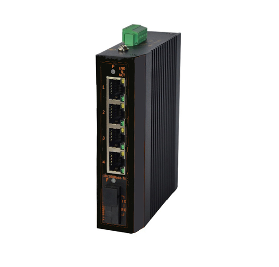 BH600-C514PI 1光4电POE百兆交换机