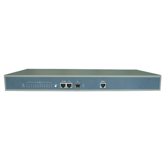16/24E1至千兆以太网汇聚型协议转换器(COV-090)